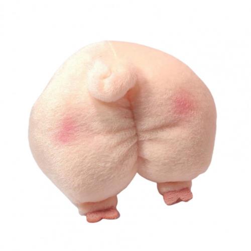 1Pcs Cartoon Mini Pig Nostril Pig Plush Butt Coin Purse Plush Toy Lovely Student Stuffed Animals Hand Bag Keychain Bags for Gift
