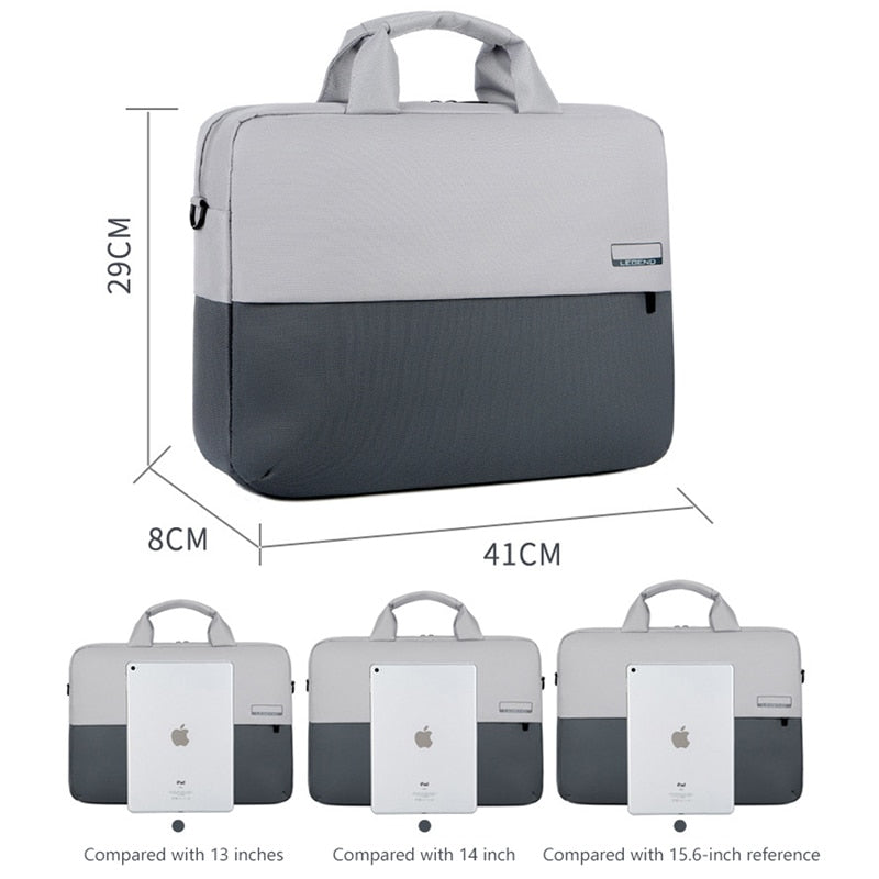13 14 16 inch Laptop Handbag Men's Large Capacity Briefcase Business Office Documents Bag Notebook Bags Long Strap Handbag XA83C