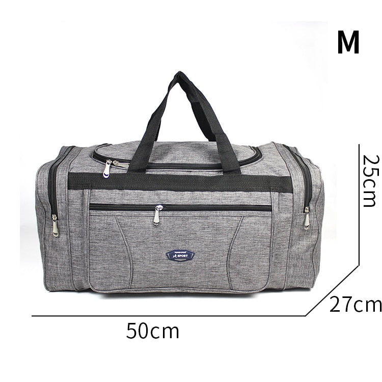 Oxford Waterproof Men Travel Bags Hand Luggage Big Travel Bag Business Large Capacity Weekend Duffle Travel Bag