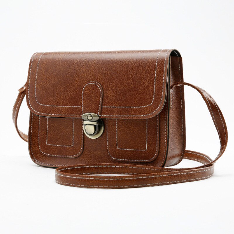 New Korean Version The Small Square Women Bag Fashion Handbags Retro Shoulder Bag Messenger Bag Mobile Phone Bag