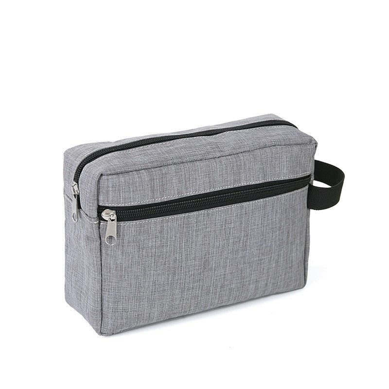 Travel Waterproof Oxford Cloth Toiletry Wash Storage Hand Bag Women Men Large Shaving Case Portable Shower Makeup Bag Handbag