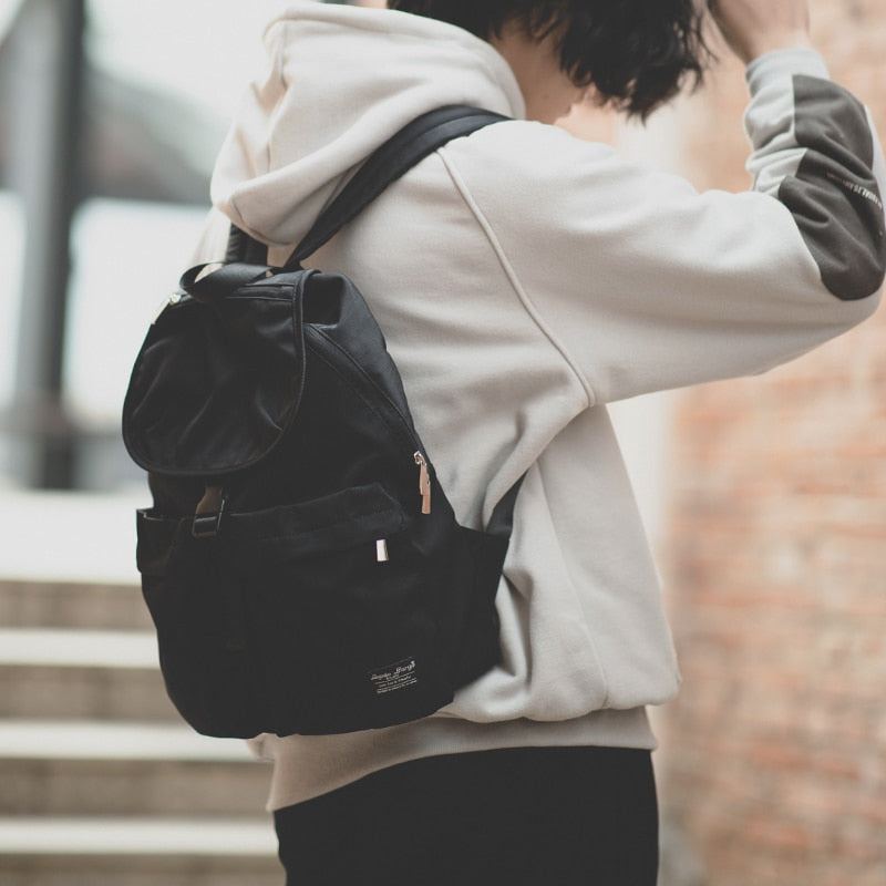 HK Men's Mini Backpack Japanese and Korean Style Teenager School Boys Girls Backpack Cute Travel Bag Women's Backpack Mochila