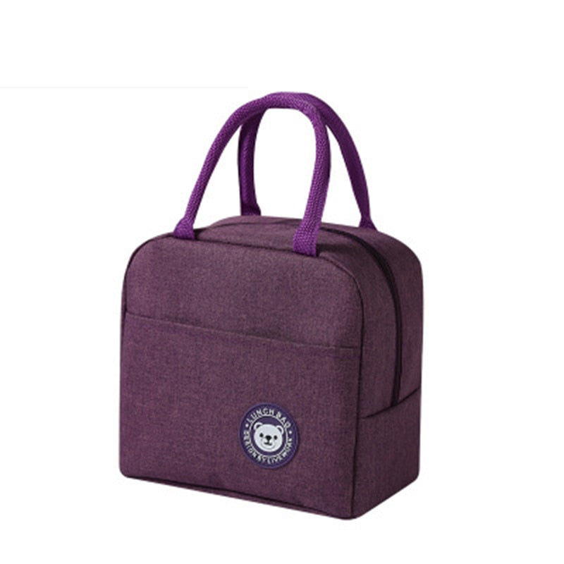 Insulated lunch bag For Women Kids Cooler Bag Thermal bag Portable Lunch Box Ice Pack Tote Food Picnic Bags Lunch Bags for Work