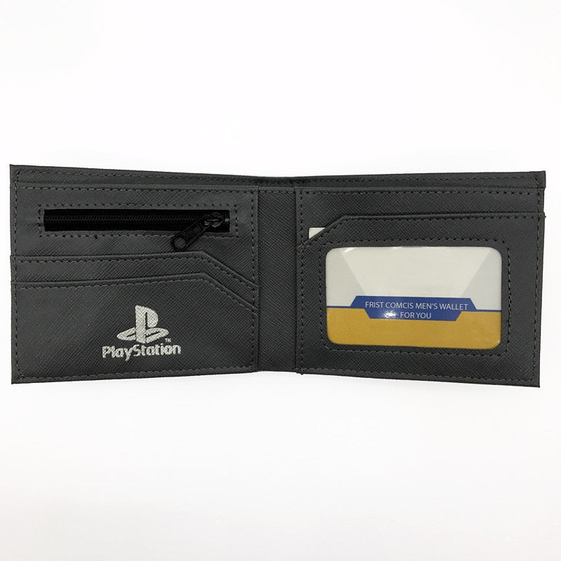 3D Touch Games Playstation Purse Anime Cartoon PVC Wallets for Students Boy Girl Money Coin Holder Short Wallet