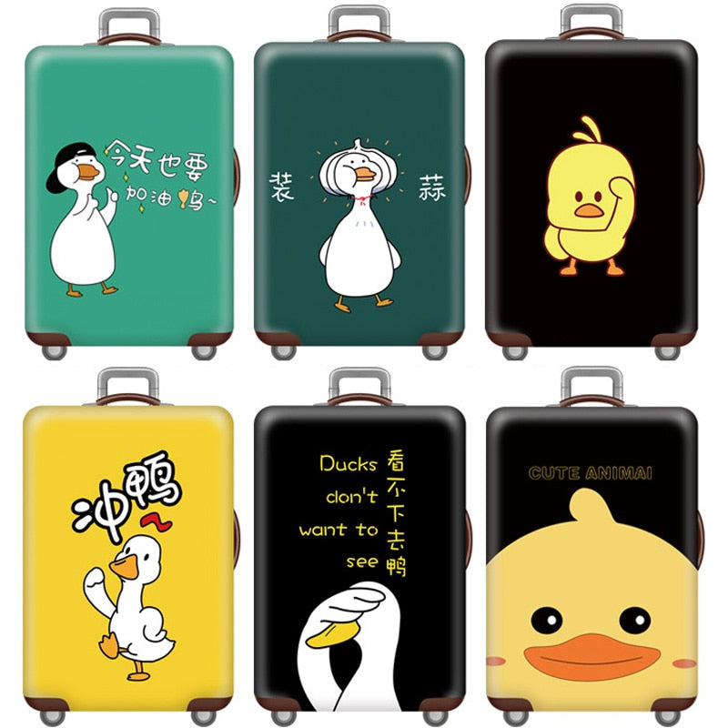 Animal Cartoon Elastic Luggage Cover,Suitcase Case Covers,Travel Accessories For 18-32 Inch Baggage,Trolley Trunk Dust Protector