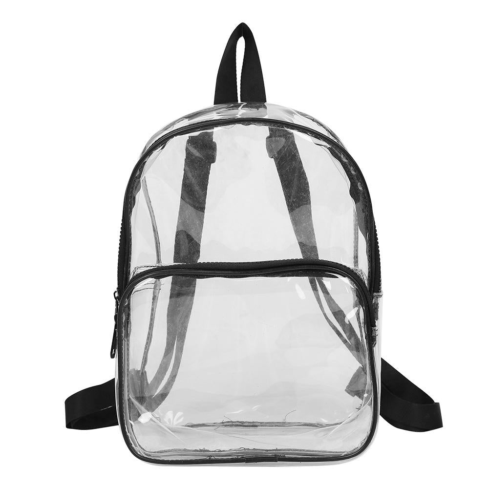 Transparent Backpacks Casual PVC Dual Shoulder Bags Travel Women Large Capacity Rucksacks Teenage Girls School Bags