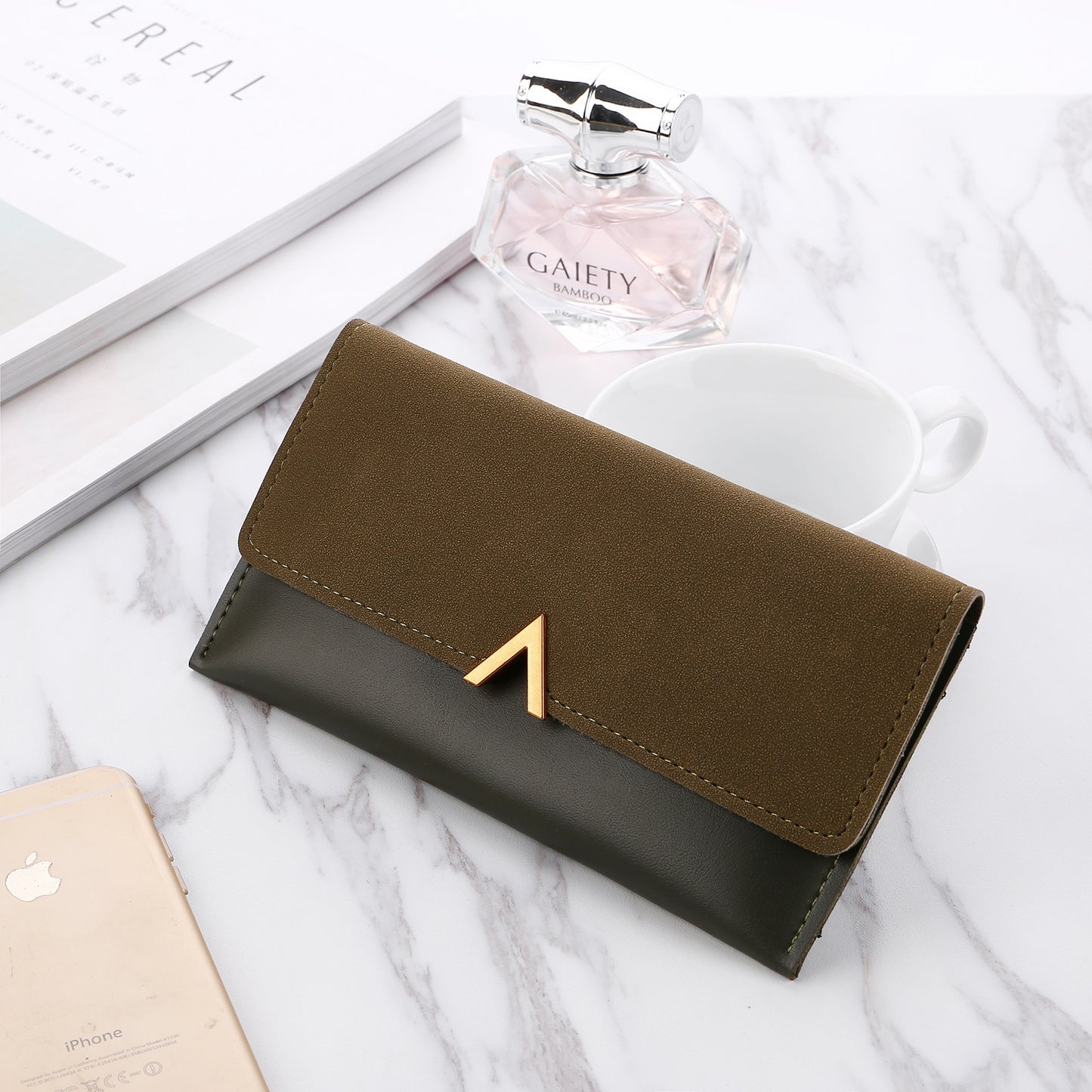 New Trends Wallets Women Luxury Brand Design Long Wallet Zipper Purses Female Short Coin Purse Credit Card Holder