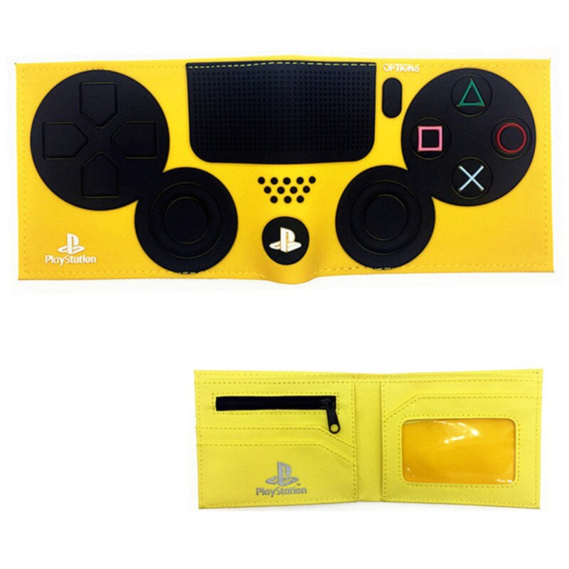 3D Touch Games Playstation Purse Anime Cartoon PVC Wallets for Students Boy Girl Money Coin Holder Short Wallet