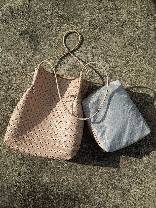 Weave Tote Bucket Bag New High-quality Women's Luxury Brand Designer Handbags Travel Shoulder Bag Phone Purses Braided Bag