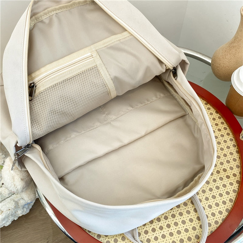 Women Backpack Nylon Waterproof Backpacks for Teenage Girls High School Preppy Female School Bag Backpack Travel
