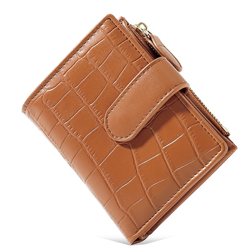 Fashion Stone Pattern Small Wallets PU Leather Coin Pures Ladies Popular Card Holder Mini New Design Standard Purses For Women