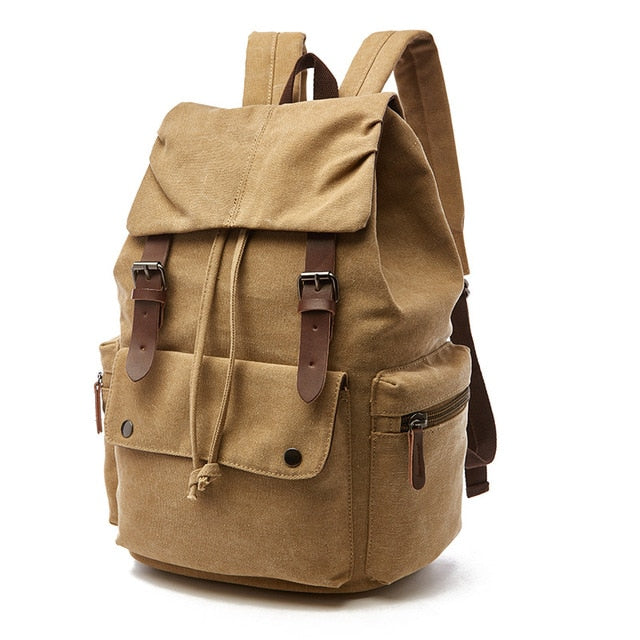 vintage Canvas Laptop Backpack For Men Women School Mochila Feminina Fashion Anti-Theft Women Travel Backpacks School Backpack