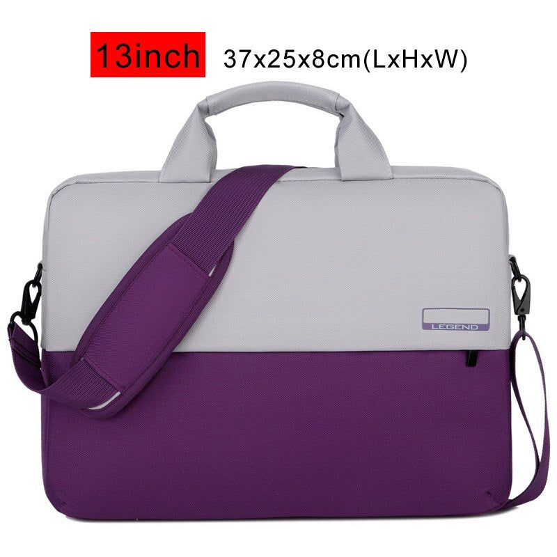 13 14 16 inch Laptop Handbag Men's Large Capacity Briefcase Business Office Documents Bag Notebook Bags Long Strap Handbag XA83C