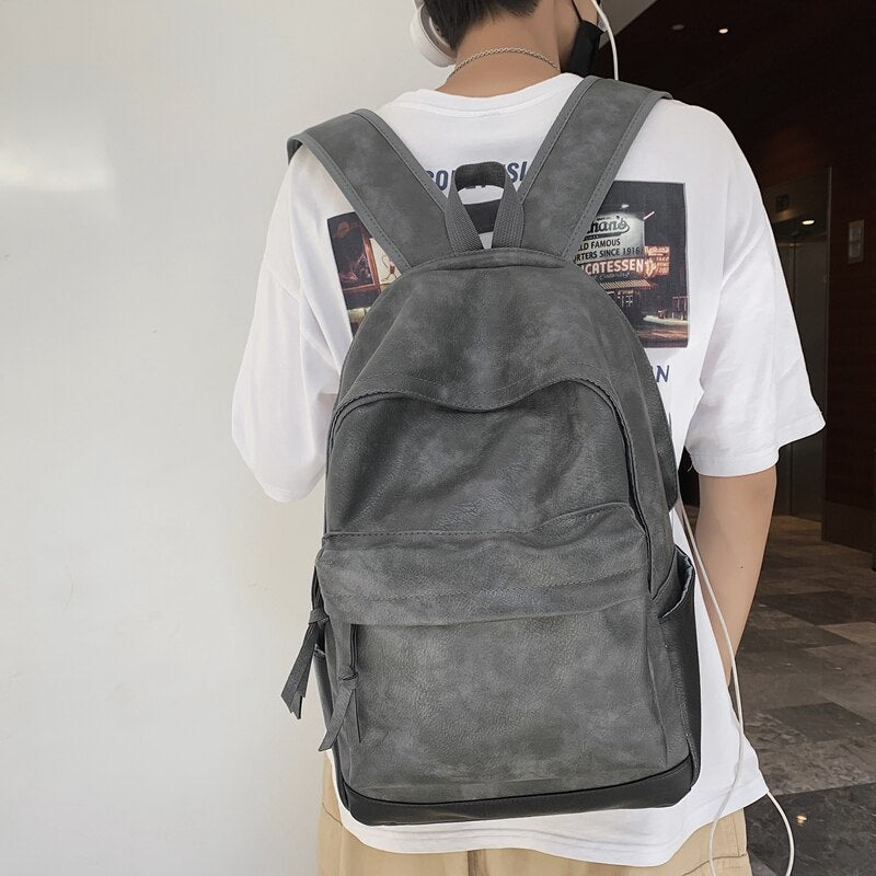 High Quality Women Man Backpack Soft Leather Men's Backpacks Girl Luxury Designer Back Pack Laptop Bag Large Capacity Travel Bag