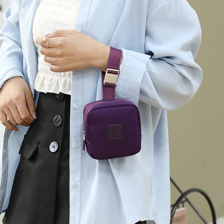Mini belt bag women new canvas coin purse clutch bag purse portable small satchel sports bag Portfel Meski Women Purse Money Bag