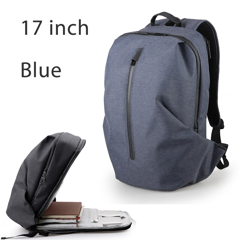 FYUZE Men's backpack Fashion Backpacks Laptop 15.6 inch 17 Waterproof backpack School Teenage Anti theft Zipper Travel Outdoor