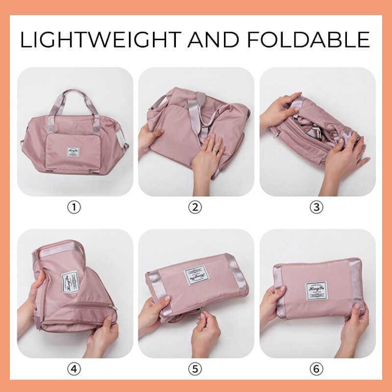 Large Capacity Foldable Travel Bags Waterproof Luggage Tote Handbag Travel Duffle Bag Gym Yoga Storage Shoulder Bag Unisex
