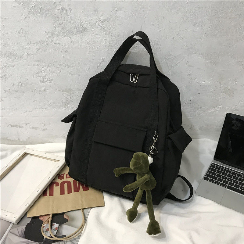 Backpacks Women Nylon Students Multi-pockets Safari-style Harajuku Ins Leisure Large Capacity Travel Bags Teenagers Chic Trendy