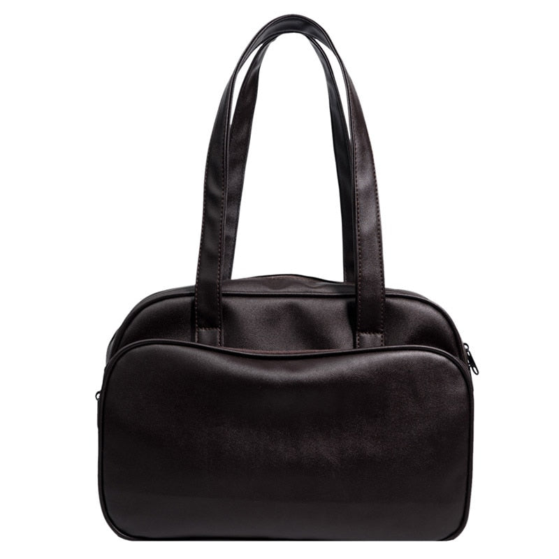 Women's Bag Large Capacity Business PU Leather Shoulder Fashion Simple Travel Ladies Designer Handbags Female Bags For Women