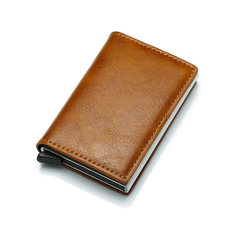 ZOVYVOL Antitheft Men Vintage Credit Card Holder Blocking Rfid Wallet Leather Unisex Security Wallet Leather Women Magic Wallet
