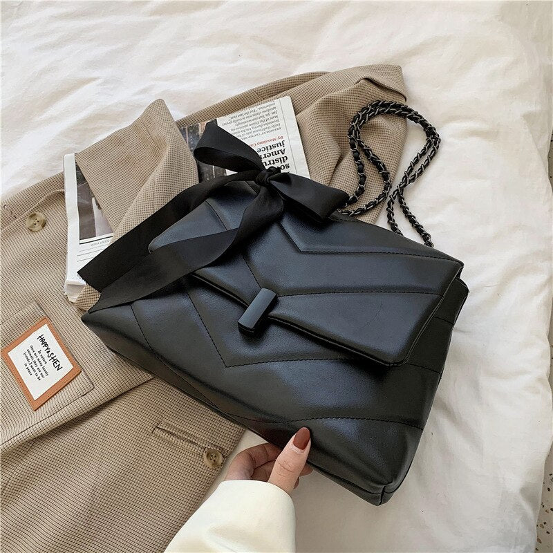 Bag Women's New Fashion Autumn And Winter High-capacity Single Shoulder Messenger Bag Fashion Tote Bag