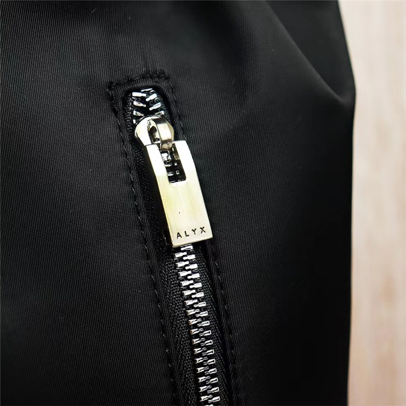 Black ALYX Backpacks Men Women 1:1 High Quality Bag Adjustable Shoulders 1017 9SM Alyx Bags Etching Logo Buckle