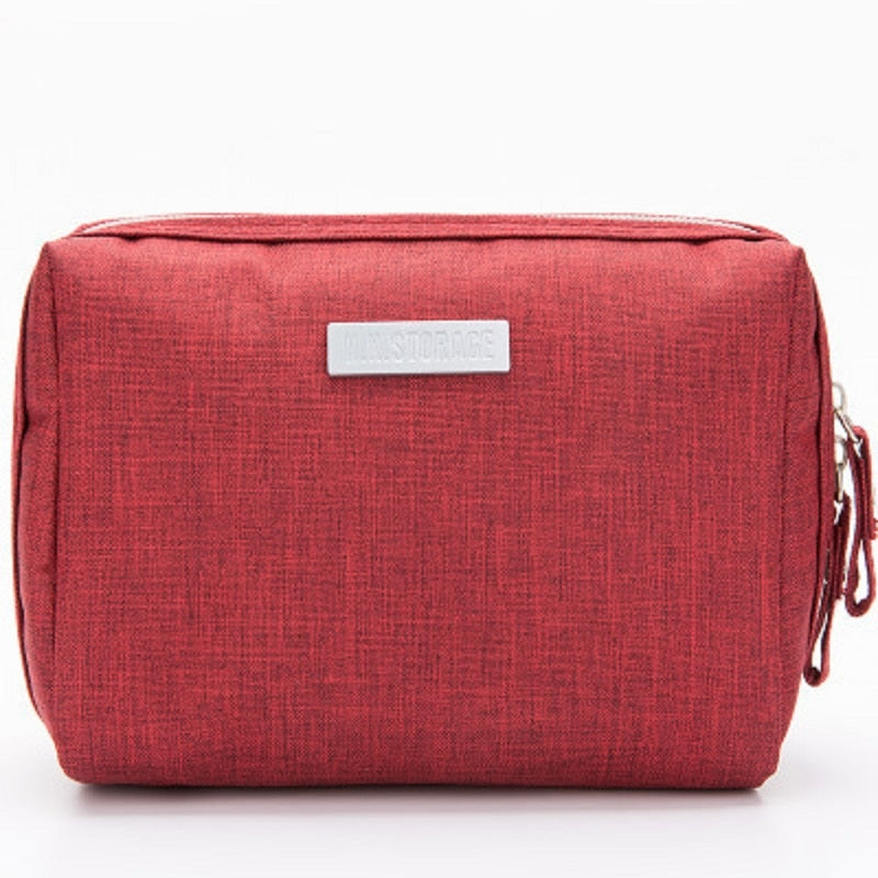1Pcs Small Protable Women's Cosmetic Bag Waterproof Travel Business Men Storage Bag Organizer for Cosmetics Women Makeup Bags