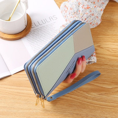 Long Women's Wallet Female Purses Tassel Coin Purse Card Holder Wallets Female Pu Leather Clutch Money Bag Female Wallet
