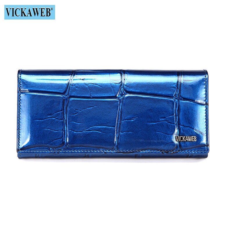 Free Gift Genuine Leather Women Wallet Magnetic Hasp Female Long Purse Ladies Coin Purses Fashion Wallets Women's Money Walet
