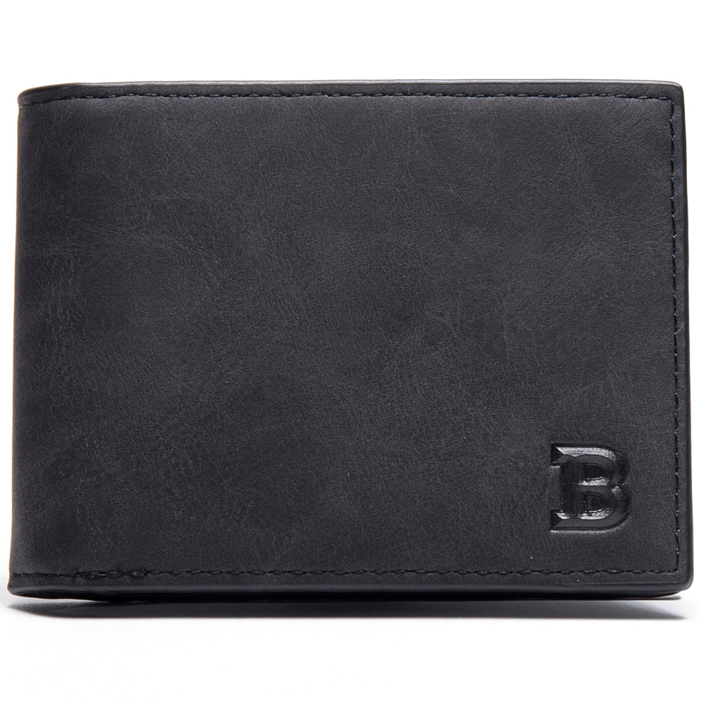 RFID Theft Protect Wallets New Men's Classic Leather Pockets Credit/ID Cards Holder Purse Wallet