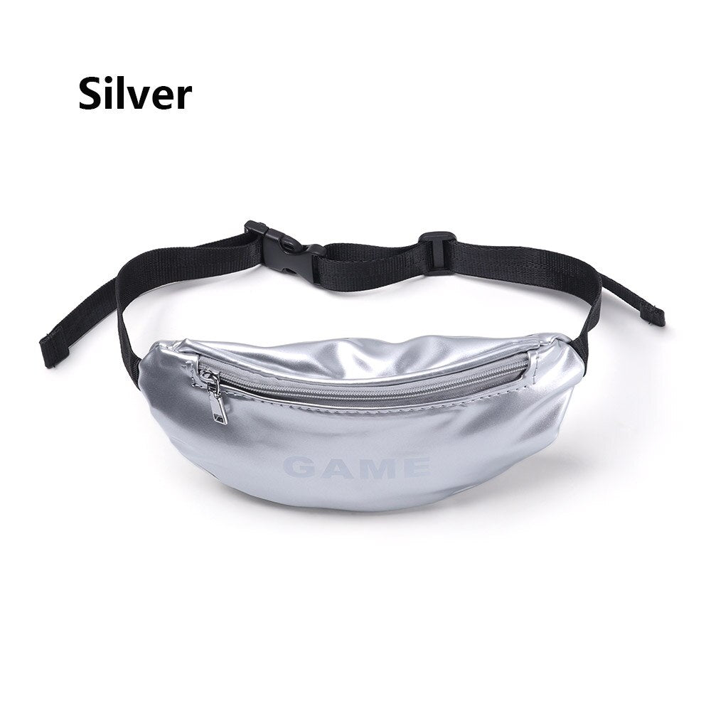 1Pcs New Hot Cute Colorful Children Waist Packs Kids Fanny Fashion Packs Boy Girl Money Crossbody Chest Belt Bag High Quality