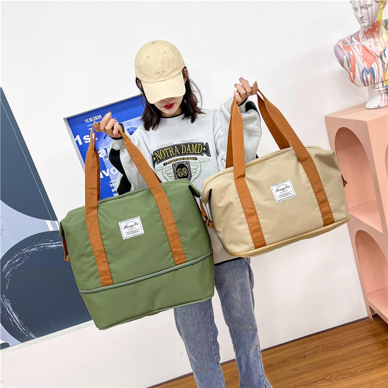 New Travel Bag Large Capacity Men Hand Luggage Travel Duffle Bags Weekend Bags Women Multifunctional Travel Bags Malas De Viagem