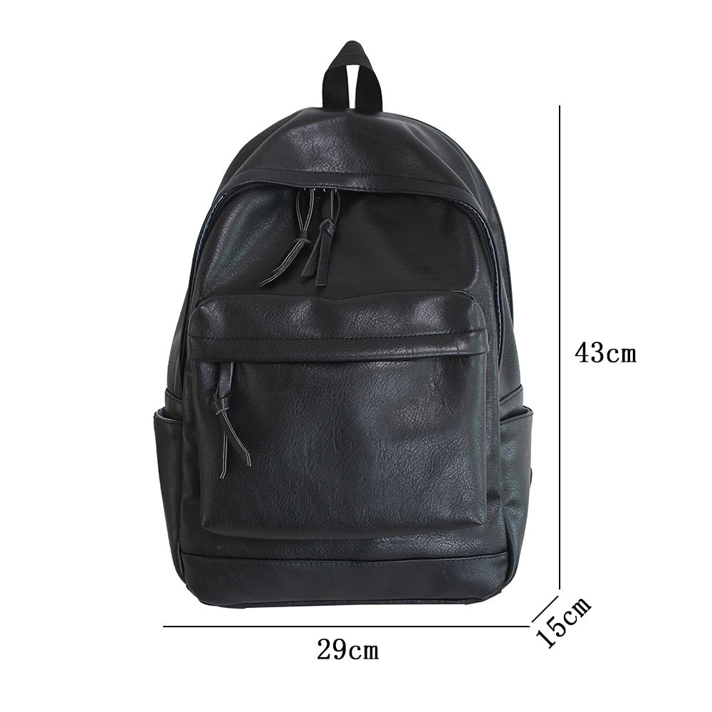 High Quality Women Man Backpack Soft Leather Men's Backpacks Girl Luxury Designer Back Pack Laptop Bag Large Capacity Travel Bag