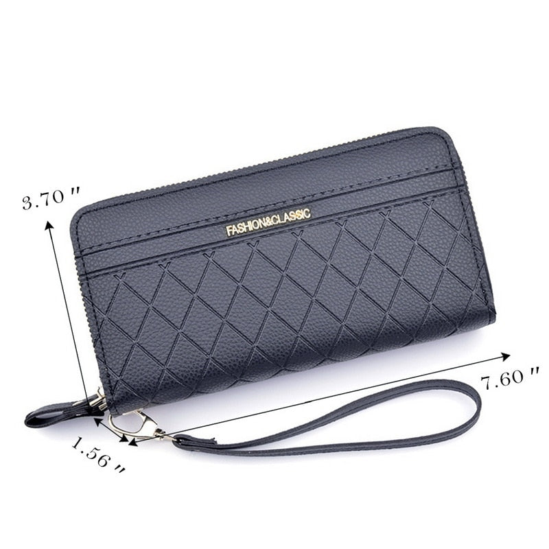 Long Women's Wallet Female Purses Tassel Coin Purse Card Holder Wallets Female Pu Leather Clutch Money Bag Female Wallet