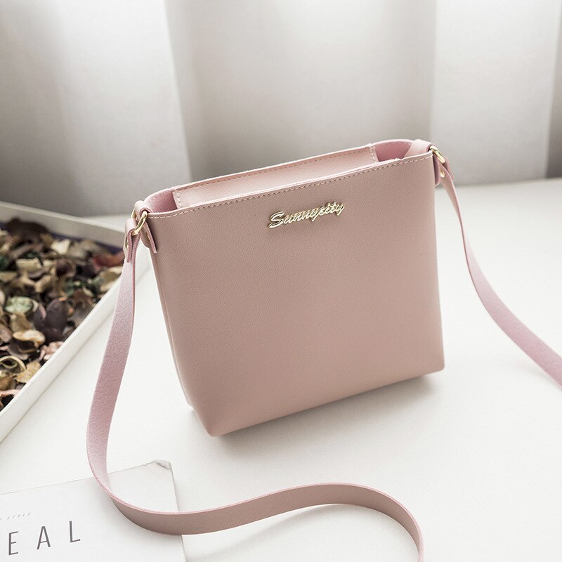 Fashion Casual Phone Coin Shoulder Bag Small Women PU Leather Messenger Bags Solid Clutch Zipper Crossbody Mini Bag