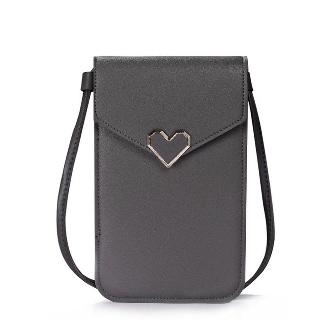 Touch Screen Cell Phone Purse Smartphone Wallet Leather Shoulder Strap Handbag Women Bag for Iphone X S10 Huawei P20
