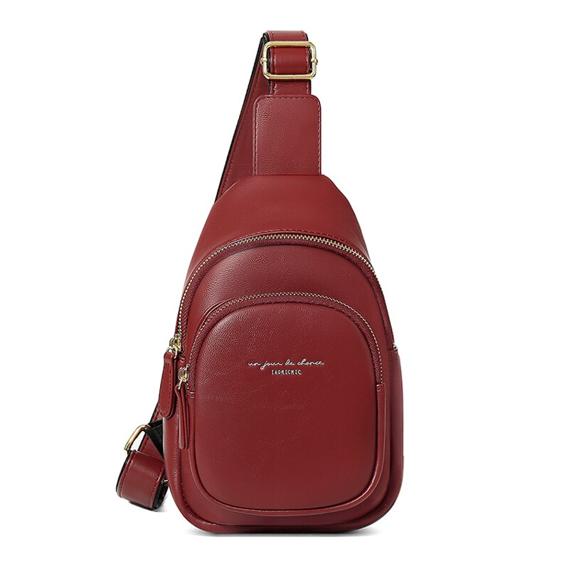 Fashion Chest & Waist Packs For Women Pu Leather Street Shoulder Bags High Quality Crossbody Bags Female Hip Hop Purses