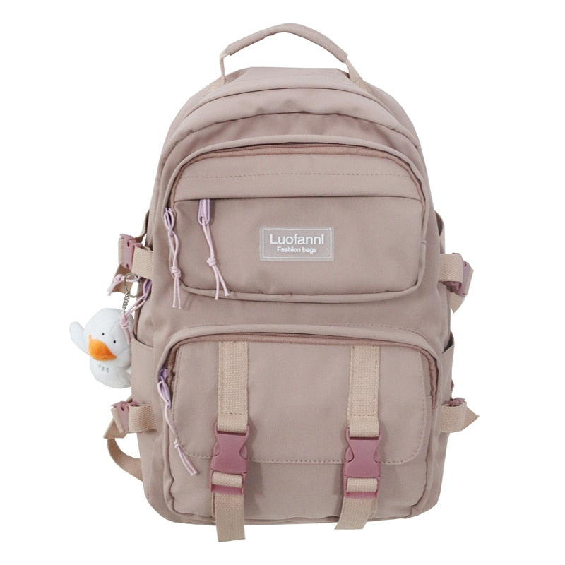 JOYPESSIE Fashion Men Backpack Waterproof Nylon Rucksack for Teenager Schoolbag Kawaii Women Bag Lovers Travel Shoulder Mochila