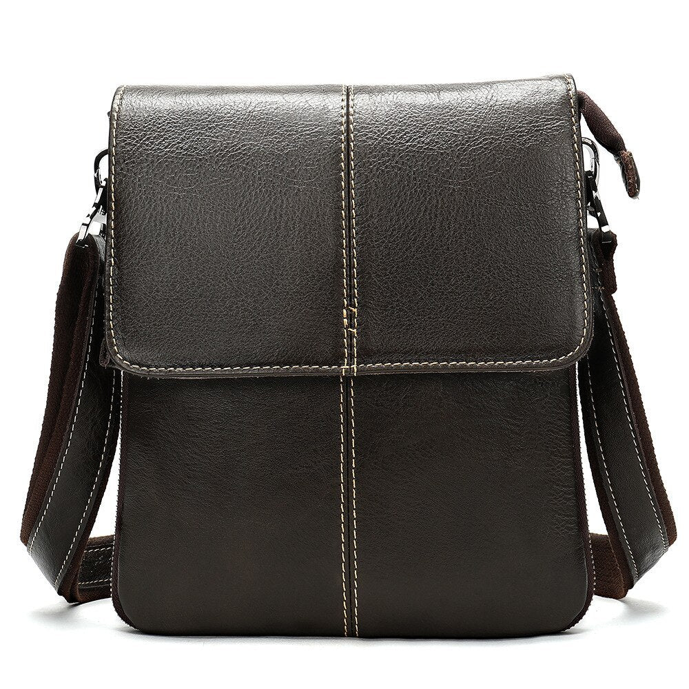 Men's Shoulder Bag For Men Oil Leather Small Messenger Bag Men's Genuine Leather Crossbody/males Bags For Men Handbag