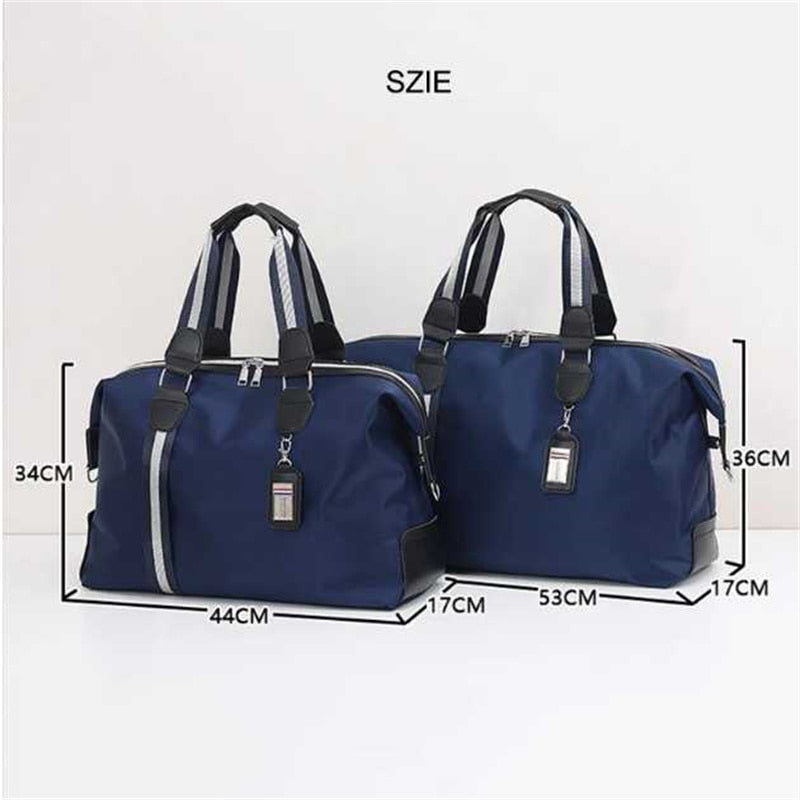 Large Capacity Men's Travel Bag Women Waterproof Nylon Hand Luggage Crossbody Multifunction Duffle Bags Packing Cubes Tote