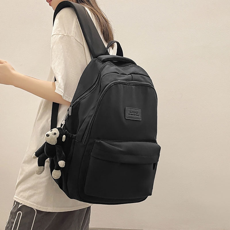 waterproof travel Nylon Backpack for Teenagers outdoor travel Schoolbags for Girl Large Capacity Fashion Ladies Backbags Mochila