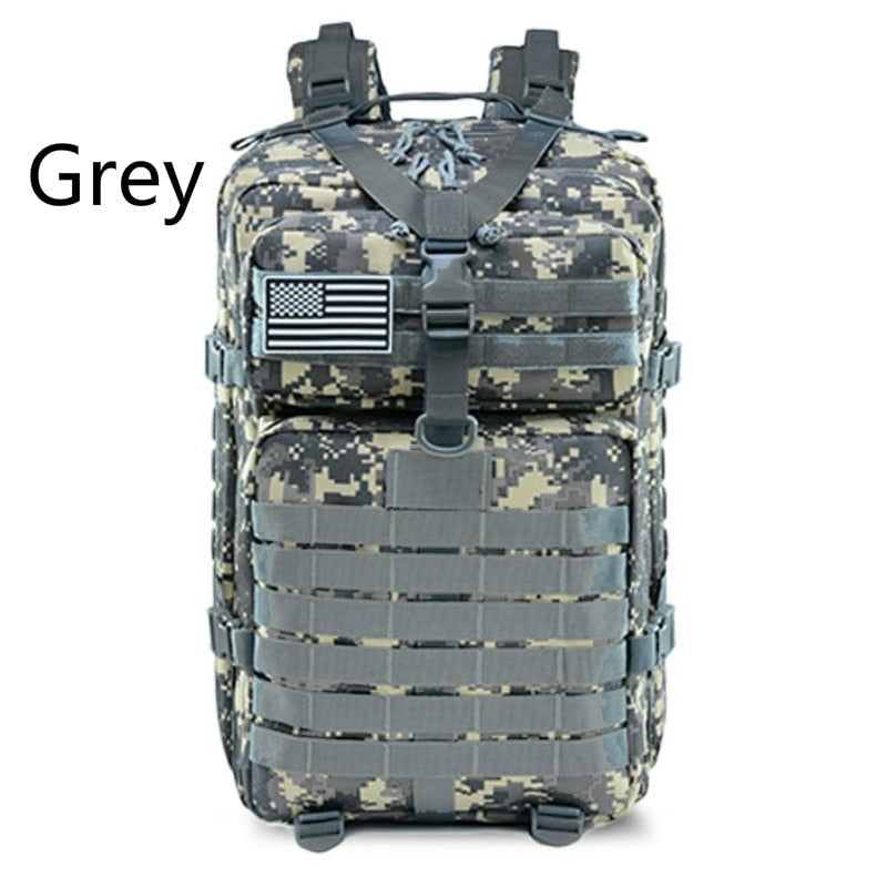 50L/30L Camo Military Bag Men Tactical Backpack Molle Army Bug Out Bag Waterproof Camping Hunting Backpack Trekking Hiking