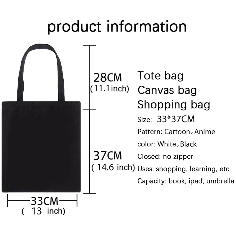 YWBK Women Bag Fashion Canvas Treat People with Kindness Letter Casual Big Capacity Harajuku WomenNew Fun Vintage Shoulder Bag