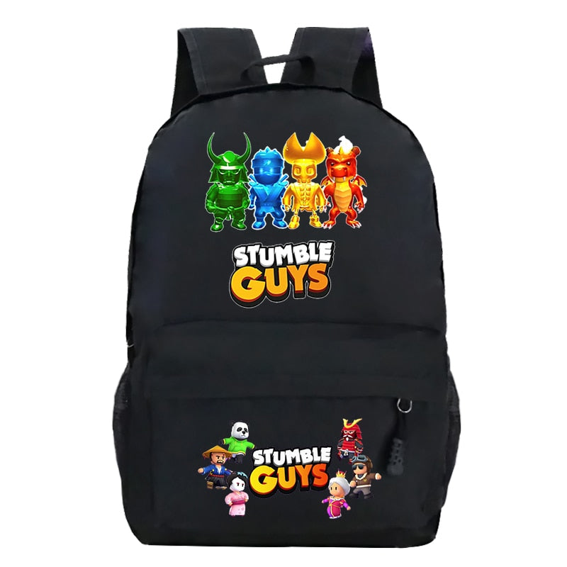 Stumble Guys School Bag 2023 Trendy Backpacks Student Bag Kawaii Light Simple Backpack Cute Multifunction Ripstop School Bag