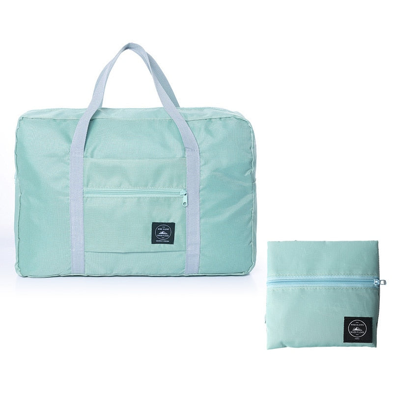 Large Capacity Travel Bags Portable Bag Nylon Foldable Tote Luggage Women Men Waterproof Handbag Shoulder Bag Traveling Backpack