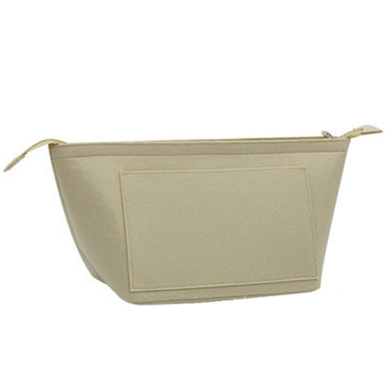 EverToner Felt Cloth Bag For LONGCHAMP Bag liner Multi-functional Travel Insert Bag Makeup Organizer Dumpling Shape lined Bag