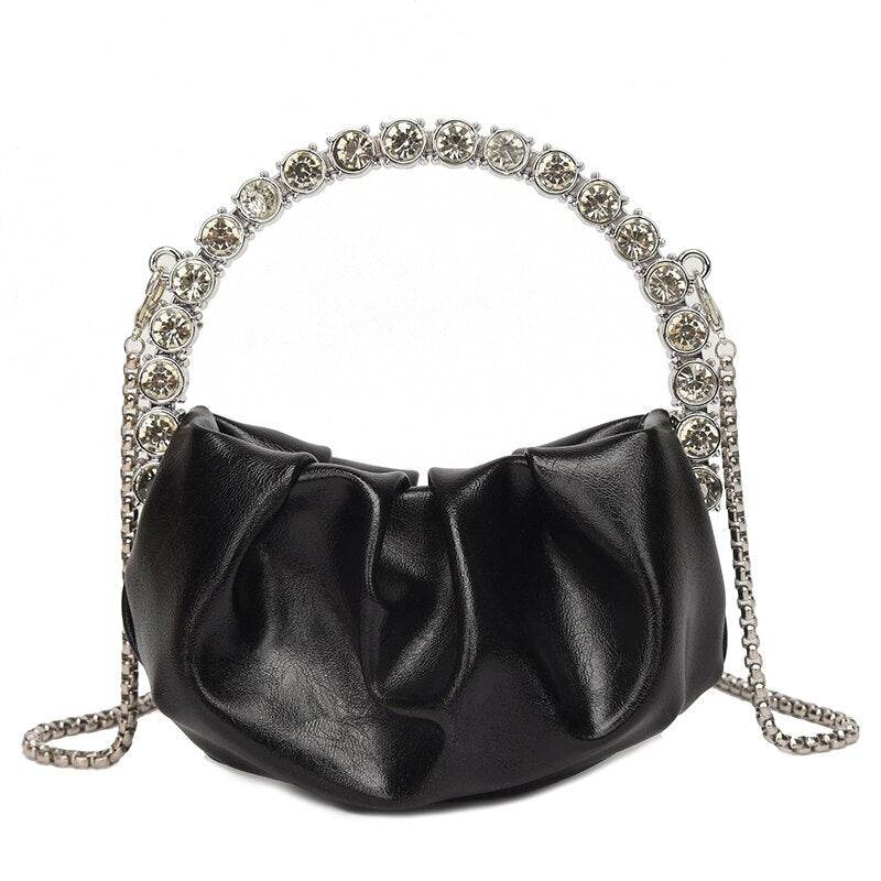 Fashion Female Mini Banquet Bag Handbags Luxury Designer Chain Shoulder Messenger Bags High Quality Cosmetic Diamond Women's Bag