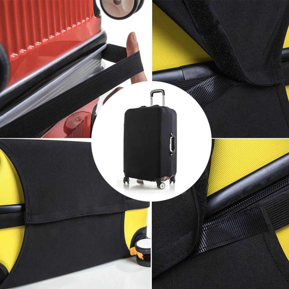 Luggage Cover Protective Thickening Travel Accessories Luggage Dust Cover for 18-28 Inch Bear Print Fashion Suitcase