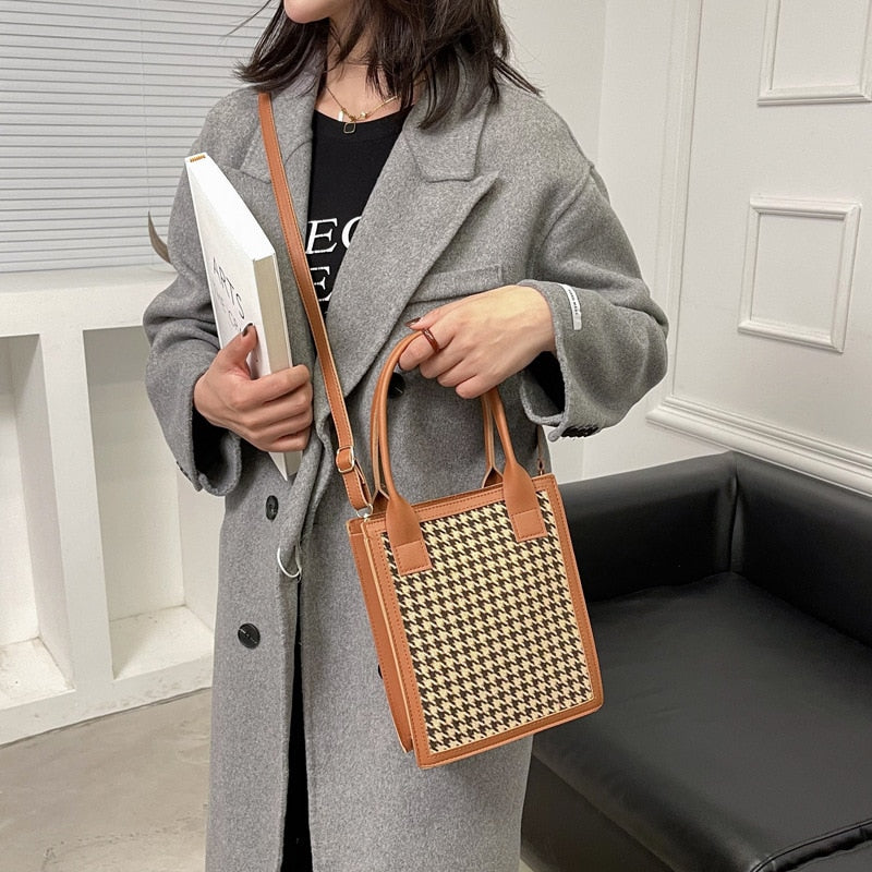 с доставкой Luxury Tote Simple Winter Trend Brand Shoulder Bags for Women PU Leather Crossbody Bag Female designer handbag