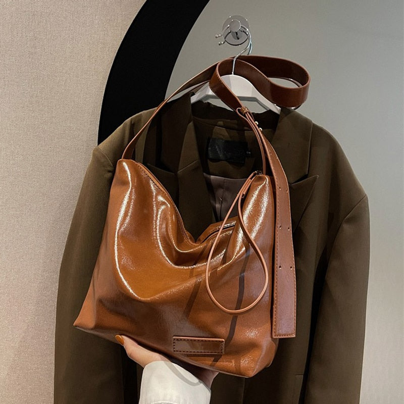 Western Style Women's New Fashion PU Leather Crossbody Bags Lady Female Woman Trendy Handbags Cross Body Zip Shoulder Sling Bag